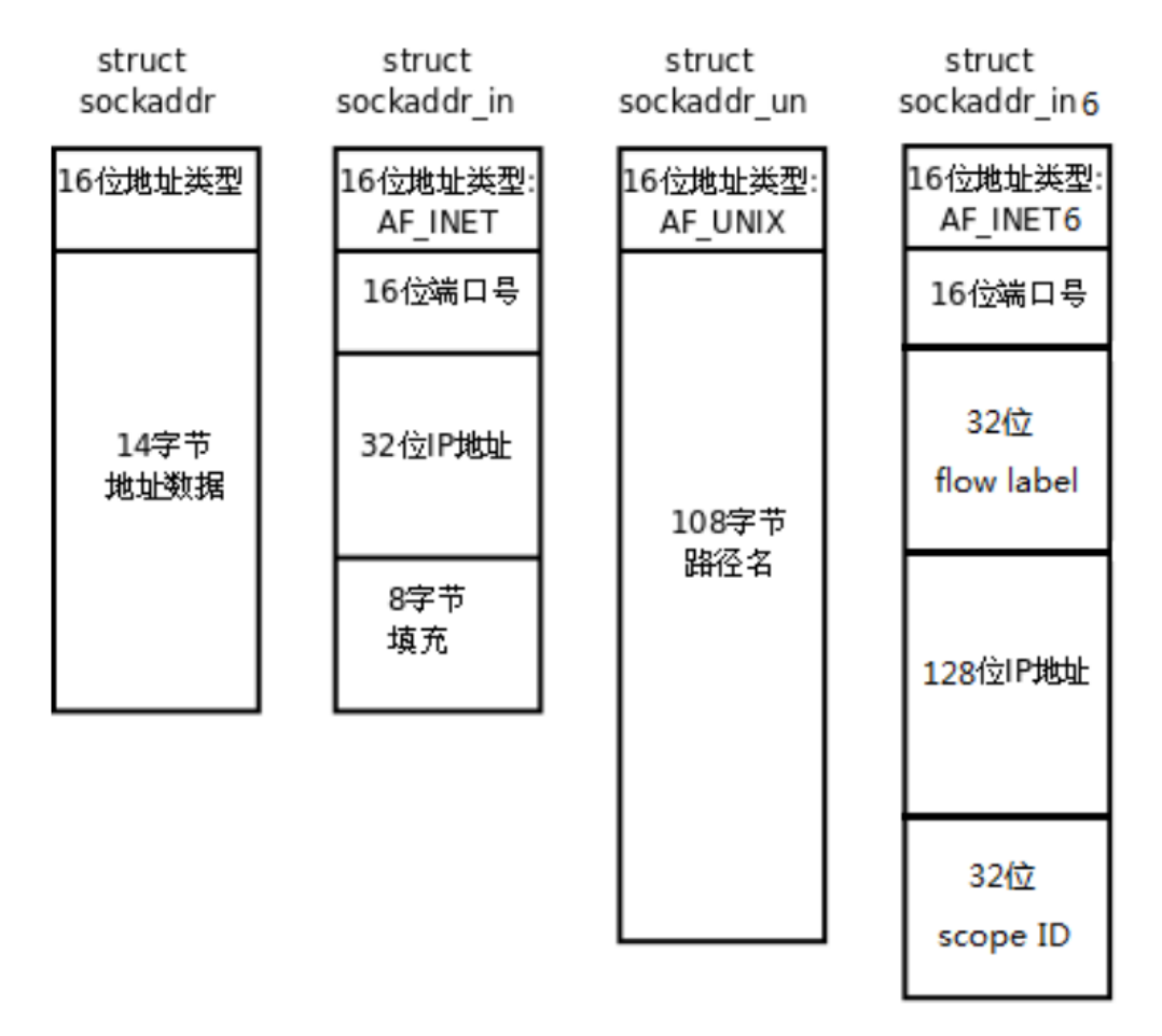 地址结构体